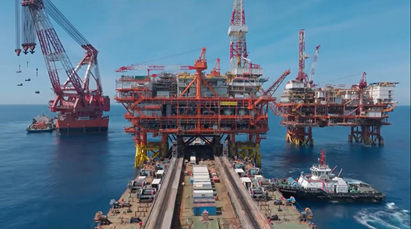 惠州25-8B鉆采平臺-來源中國海油視頻號 惠州25-8B鉆采平臺-來源中國海油視頻號